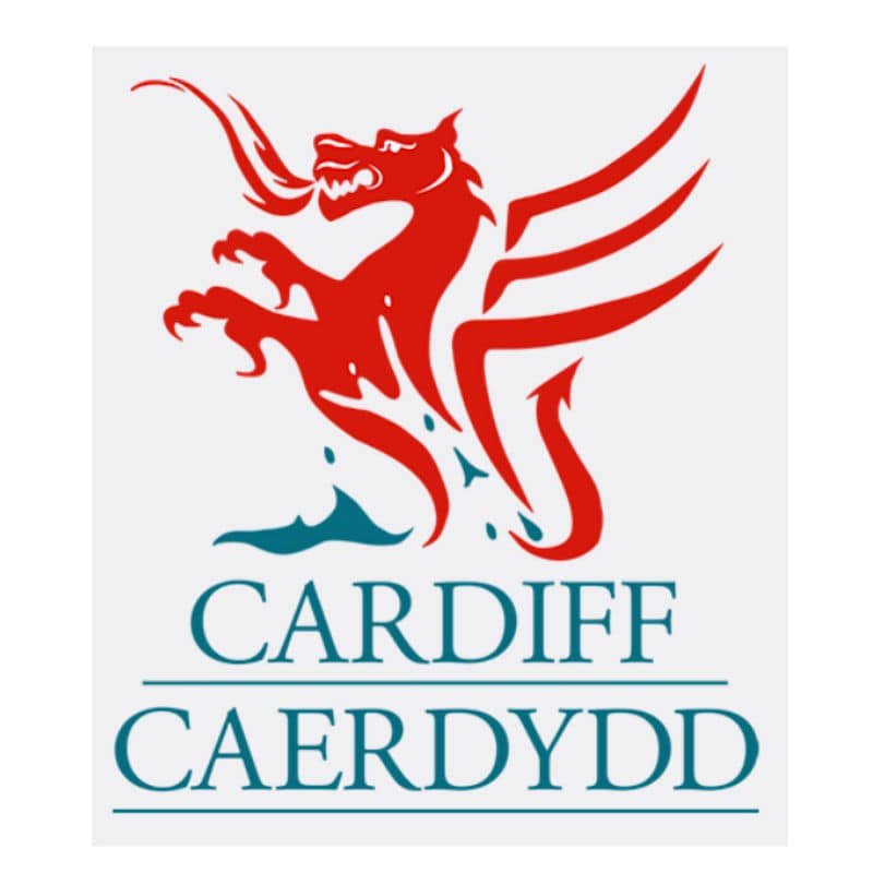 Logo of Cardiff Council.